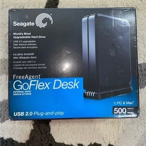 Seagate FreeAgent GoFlex Desk 1 TB USB 2.0 External Hard Drive STAC1000100 (Blac